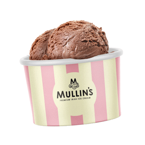 mullins_icecream chocolate ice cream dessert milk Sticker