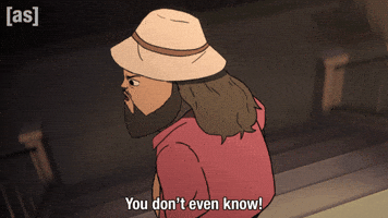 Angry You Dont Know GIF by Adult Swim