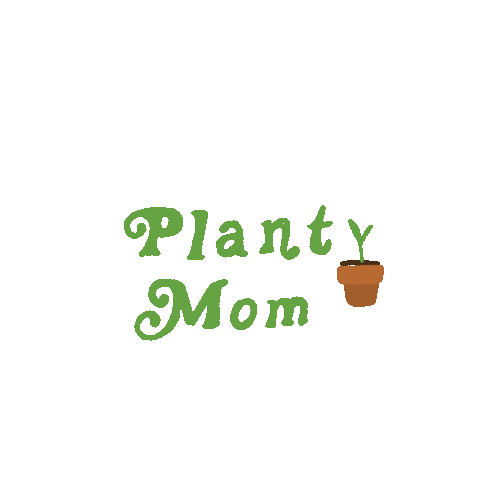 Plant Mom Sticker by Elowyn