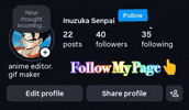 Follow My Page GIF