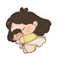 Sad I Love You Sticker by Cosytales