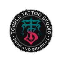 Pompano Beach Tattoo Sticker by TheTatuTribe