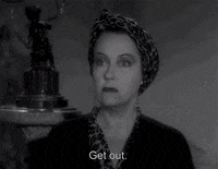 Black And White Leave GIF