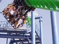 energylandia fun dragon emotions rollercoaster GIF