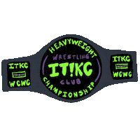 ImagineThatKansasCity wrestling championship kansascity rhd Sticker