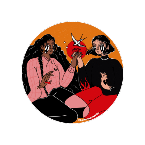 Irenenomuerde giphygifmaker girls free feminist Sticker