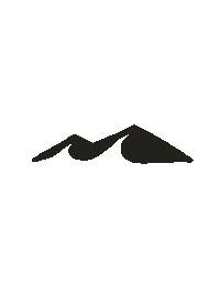 mtnandmoor logo black wave waves Sticker