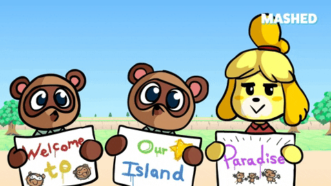 Animal Crossing Hello GIF by Mashed