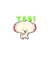 Haradan happy yes yeah makurachan Sticker