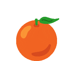 Orange Comida Sticker by Design Juice