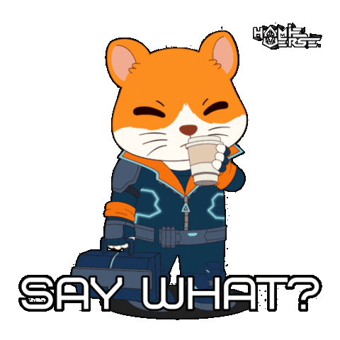 No Way Wtf Sticker by Hamieverse