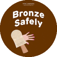 Sun Tan Tanning Sticker by Vita Liberata