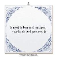 Wijsheid Spreuk Sticker by Tegelspreuken.nl