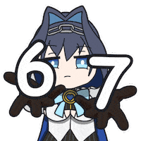 6 7 Hololive Sticker