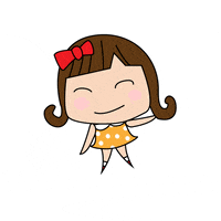 cminong girl wow cartoon emoji GIF