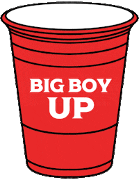 Amy Jack Big Boy Up Sticker by Amy Jack