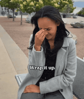 Frustrated Wrap It Up GIF