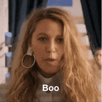 Im Back Are You Scared GIF by Blake Lively Fan