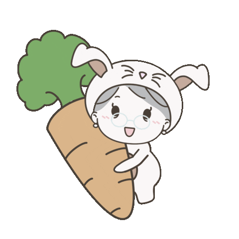 Chinese New Year Rabbit Sticker by Ohhgranny