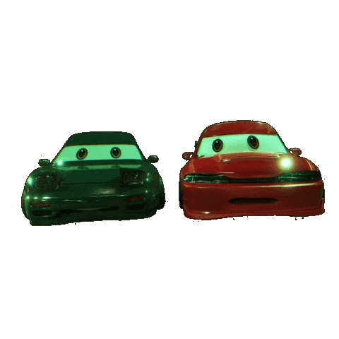 Scared Car Sticker by Go Cars