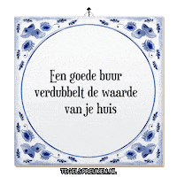 Wijsheid Huis Sticker by Tegelspreuken.nl
