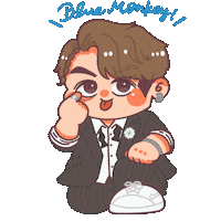 Bluemonkey Sticker