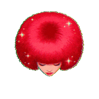 Glowing Cute Girl Sticker
