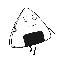 Happy Rice Ball Sticker