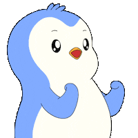 Happy Lets Go Sticker by Pudgy Penguins