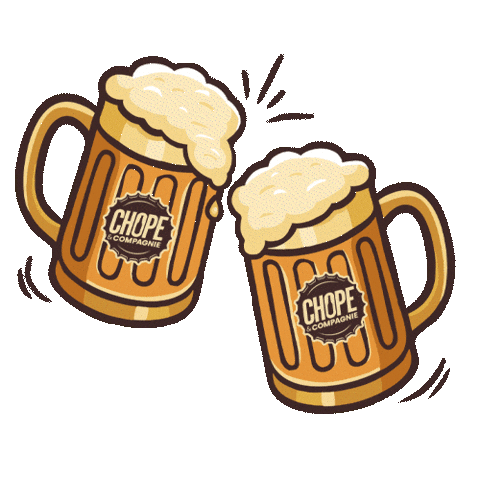 chopeetcompagnie giphyupload drink beer cheers Sticker