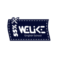 Discount Cupon Sticker by welike english school