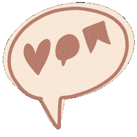 Pastel Comparte Sticker