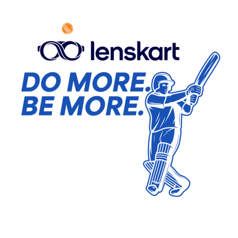 lenskart_ ball cricket world cup bat Sticker
