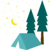 camp camping Sticker by Pilot