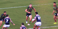 isaac liu bump GIF by Sydney Roosters Football Club