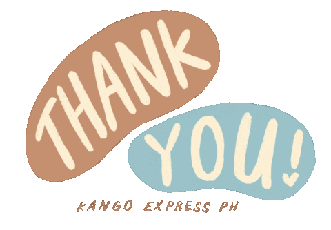 Thanks Thank You Sticker by Kango Express PH