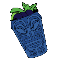 TraderVics tiki mai tai maitai tradervics Sticker