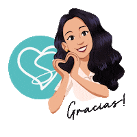 Thanks Thank You Sticker by Cuerpo Saludable