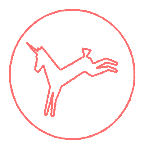 unicorn outdoordisco Sticker by bbuc