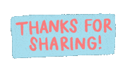 Thanks For Sharing Photo Sticker by Amazon Photos