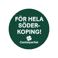 Soderkoping Sticker by Centerpartiet