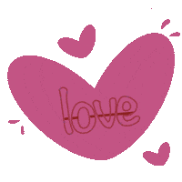In Love Hearts Sticker
