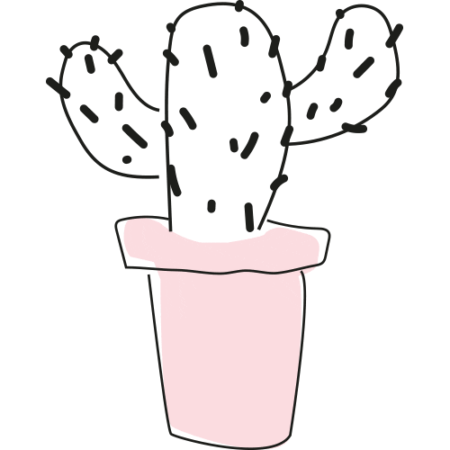 Plant Cactus Sticker by B.Nosy Kids Fashion