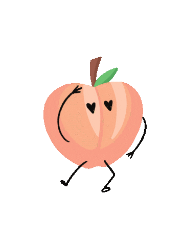 Fruit Peach Sticker