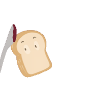 Pipailustra dieta tostada tost huir Sticker