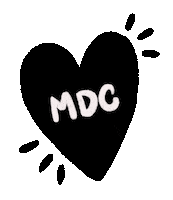 Heart Mdc Sticker