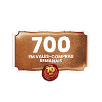 70Anos Sticker by Buaiz Alimentos