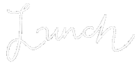 Lettering Lunch Sticker