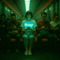 Weather App Subway Ride GIF by Brzzy