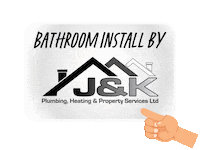 Jk Bathrooms Sticker by jandkpropertyservices